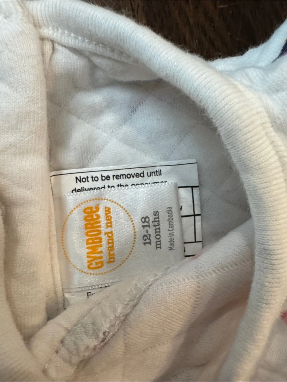 Gymboree White Quilted One Piece Loungewear with Pink & Navy Penguin Print